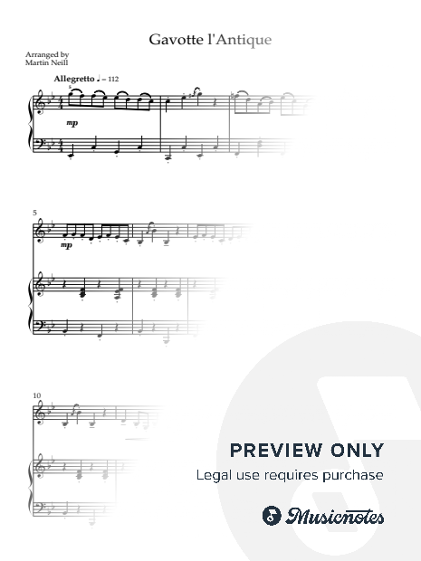 Gavotte l'Antique by F.J. Gossec