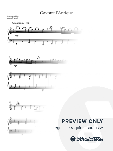 Gavotte l'Antique by F.J. Gossec