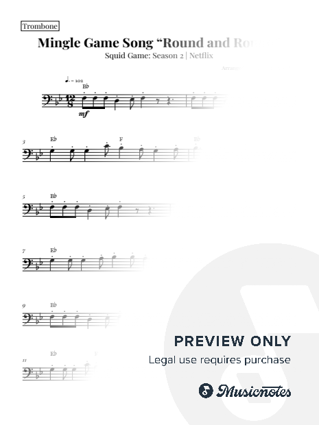 Mingle Game Song | TROMBONE SOLO