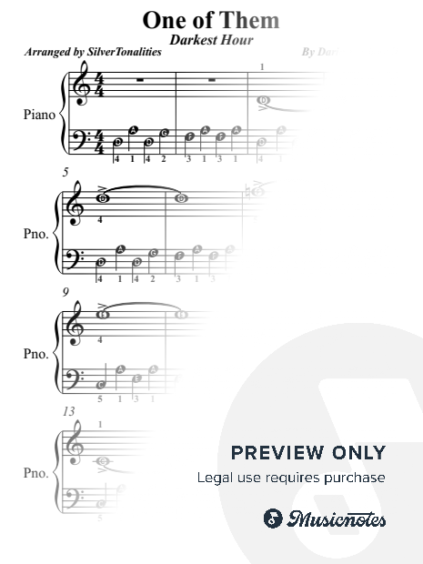 One Of Them Easy Piano