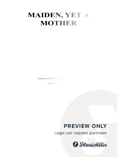 Maiden, Yet a Mother