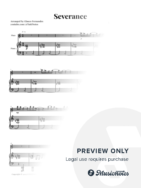 Severance Main Theme | FLUTE & PIANO