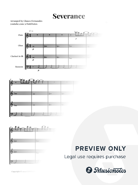 Severance Main Theme | WOODWIND QUARTET