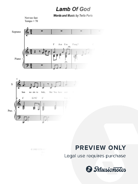 Lamb of God (2-part choir - (SA)