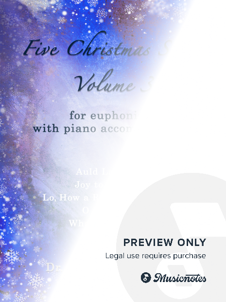 Five Christmas Songs for Euphonium - volume 3