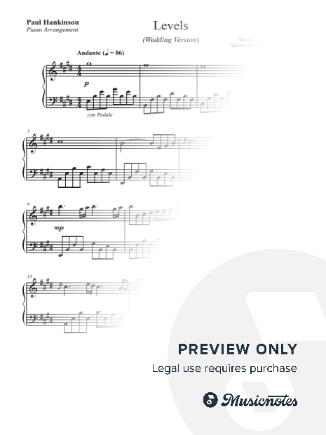 Levels (Wedding Version)