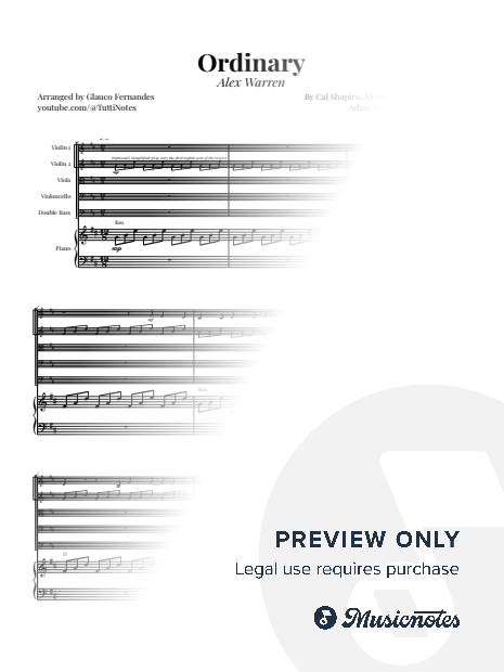 Ordinary | STRING QUINTET & PIANO