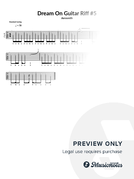 Dream On Guitar Riff #5