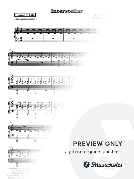 Interstellar (Main Theme) [easy]