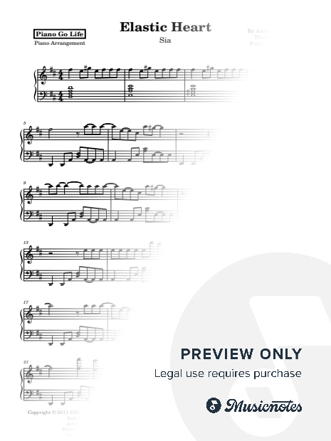 Elastic Heart [Piano Version]