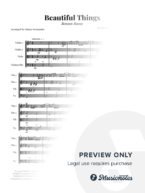 Beautiful Things | STRING QUARTET