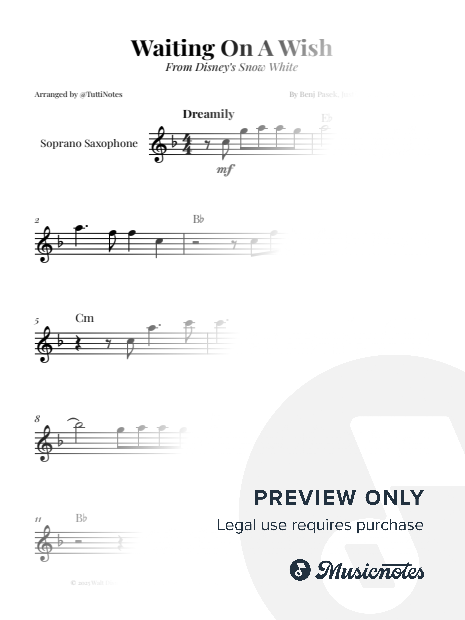 Waiting on a Wish | EASY SOPRANO SAX SOLO