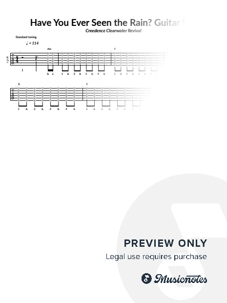 Have You Ever Seen the Rain? Guitar Riff