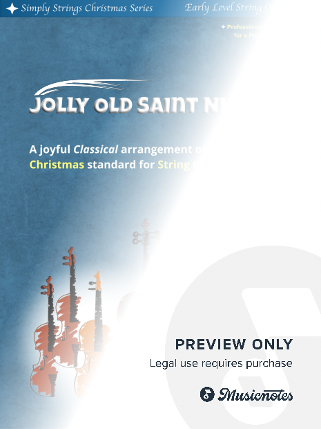 Jolly Old Saint Nicholas (String Orchestra)