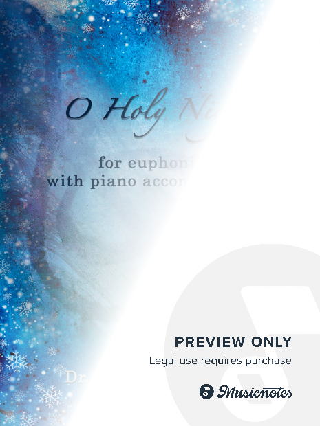 O Holy Night - Euphonium with Piano accompaniment