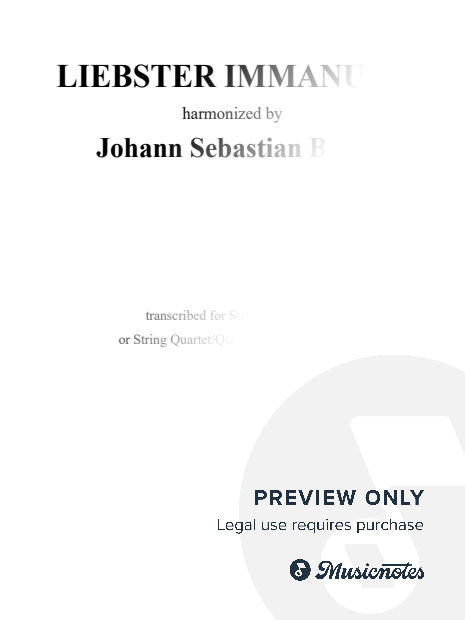 Liebster Immanuel