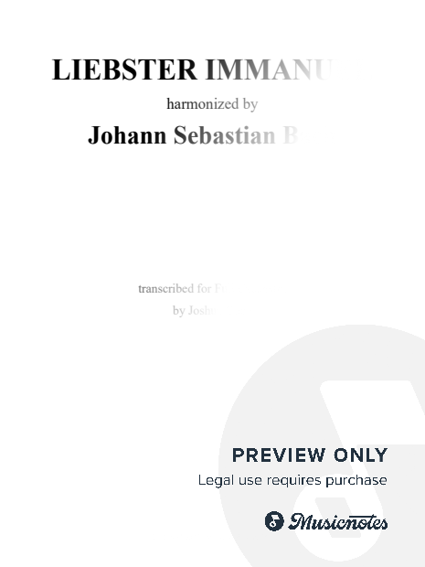 Liebster Immanuel