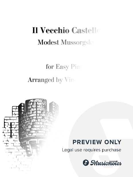 Il Vecchio Castello - Easy Piano Solo