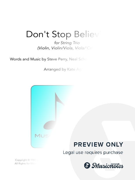 Don't Stop Believin' | String Trio