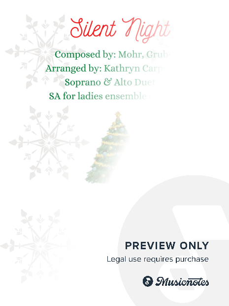 "Silent Night" (Two Part Choir)