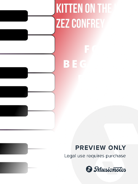 Kitten on the Keys Beginner Piano Sheet Music Combo