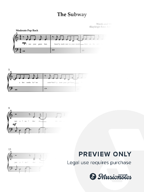 The Subway (beginner, 2 pages)