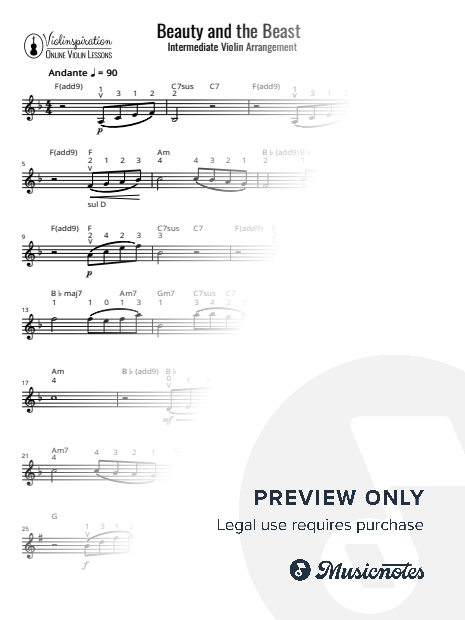 Beauty and the Beast (Intermediate)