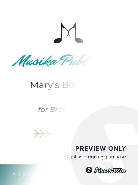 Mary's Boy Child - Brass Quartet