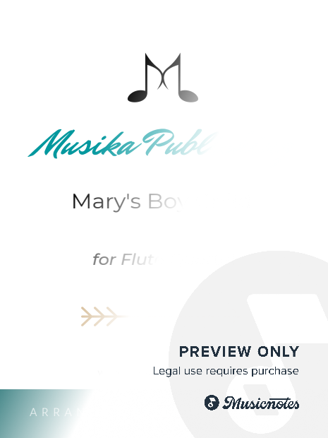 Mary's Boy Child - Flute Quartet
