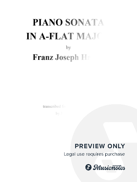 Haydn: Piano Sonata in A-Flat Major, Hob.XVI:46 (Transposed to A Major)