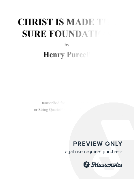 Christ Is Made the Sure Foundation