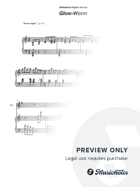 Glow Worm (French Horn solo and Piano)