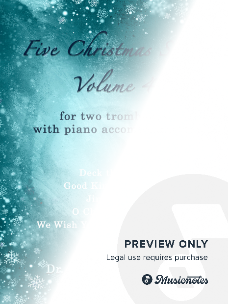 Five Christmas Songs for two Trombones - volume 4