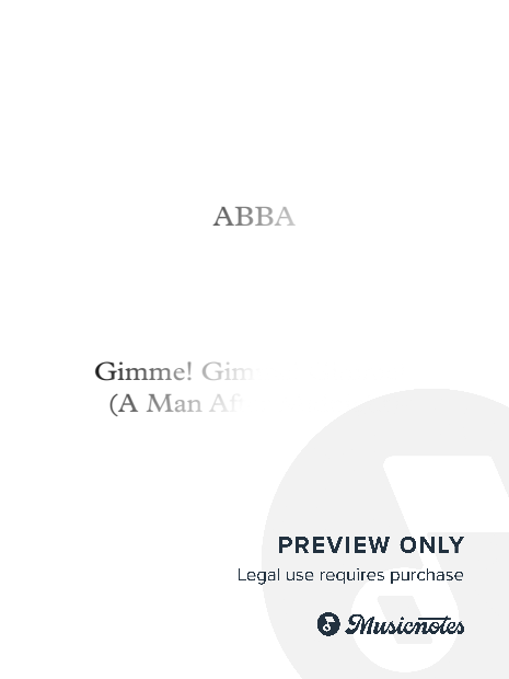 Gimme! Gimme! Gimme! (A Man After Midnight)