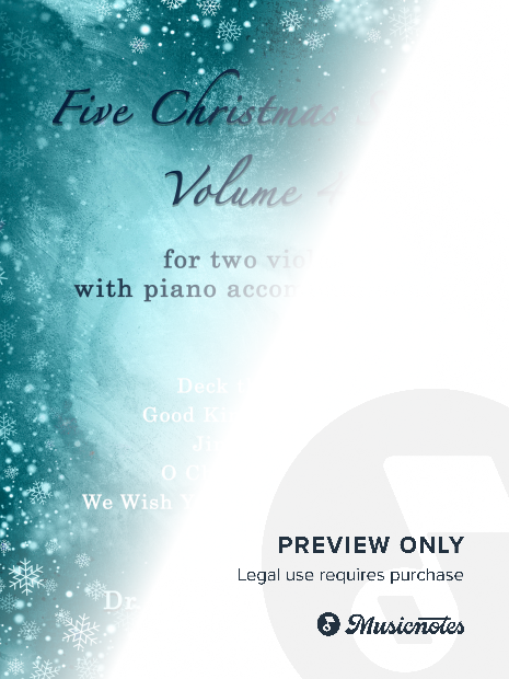 Five Christmas Songs for two Violas - volume 4