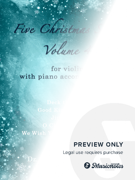 Five Christmas Songs for Violin - volume 4