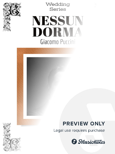 NESSUN DORMA (in G) - for voices & flexible quintet