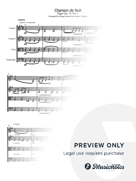 Chanson De Nuit - Edward Elgar