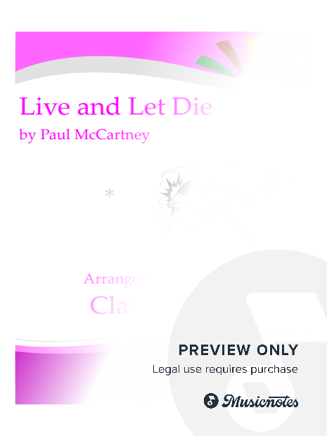 Live and Let Die - clarinet ensemble