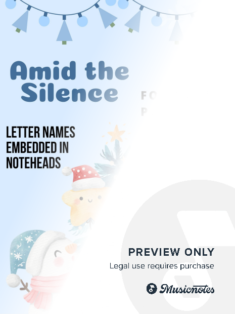 Amid the Silence Easy Piano Sheet Music 2nd Edition