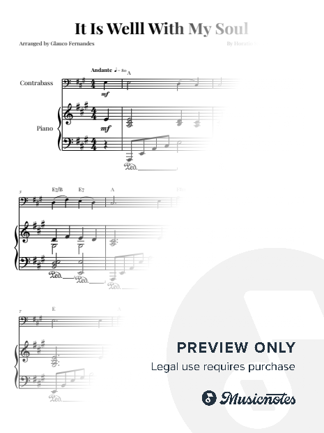 It Is Well With My Soul | Double Bass and Piano