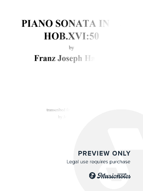 Haydn: Piano Sonata in C Major, Hob.XVI:50