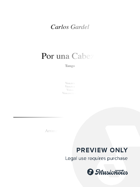 Gardel - Por una Cabeza