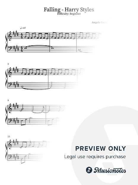 Falling - Harry Styles (Beginner Version)