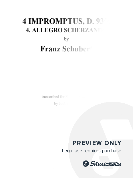 Schubert: 4 Impromptus, D. 935 (Op. 142), 4. Allegro scherzando
