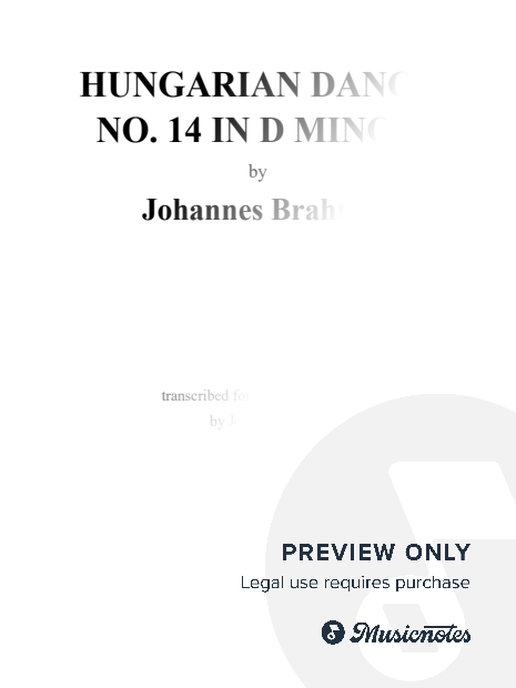 Brahms: Hungarian Dance No. 14 in D Minor