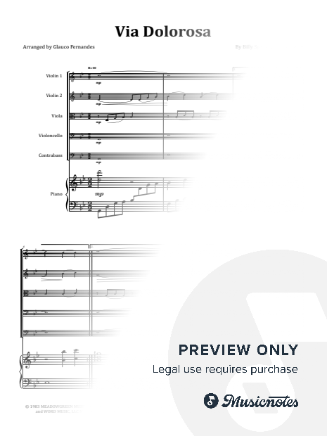 Via Dolorosa - Sandi Patty | STRING QUINTET & PIANO