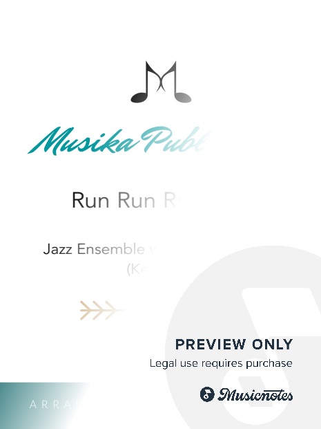 Run Rudolph Run - Jazz Ensemble with Vocal - Key of C (Male Vocal)