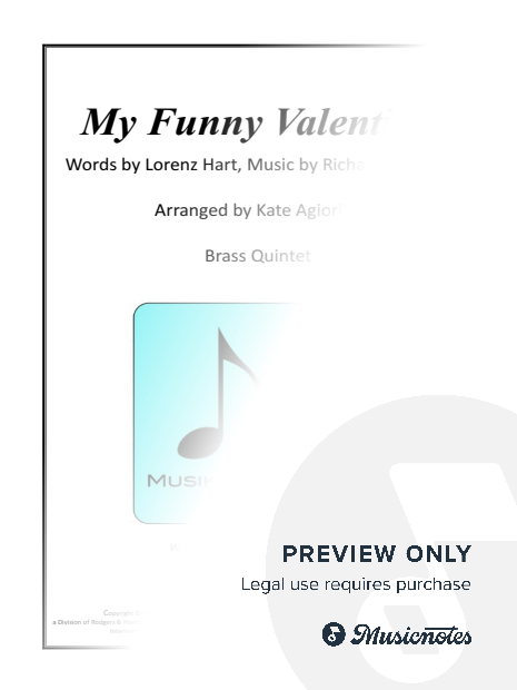 My Funny Valentine - Brass Quintet