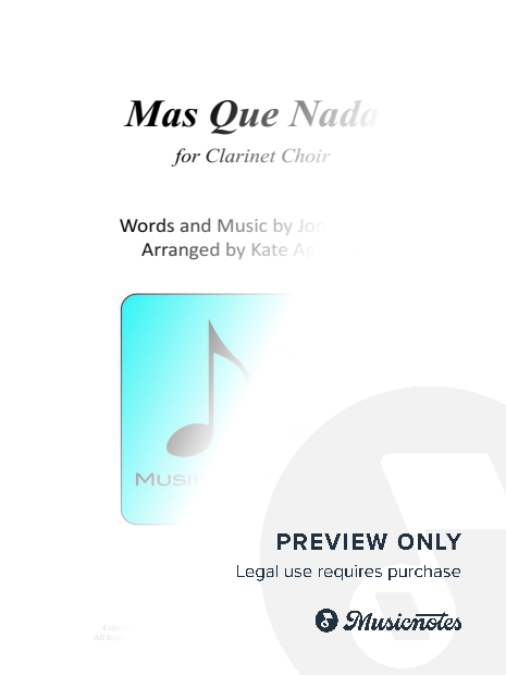 Mas Que Nada - Clarinet Choir